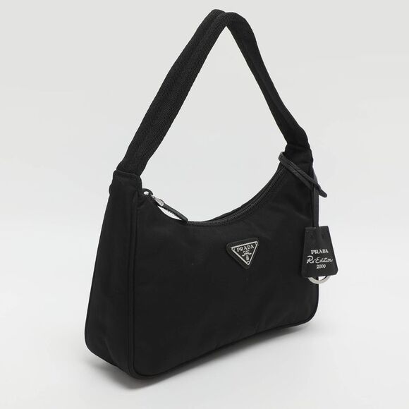 Prada Re-Edition 2000 Black Nylon Shoulder Bag - Picture 3 of 7